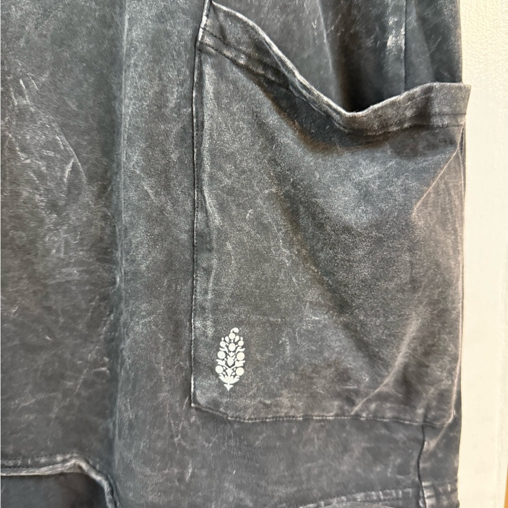 NWOT Free People Hot Shot Tee Romper Black Large - Picture 6 of 7